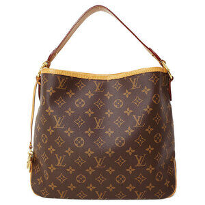 Louis Vuitton Monogram Leather Brown Delightful Semi Shoulder Bag